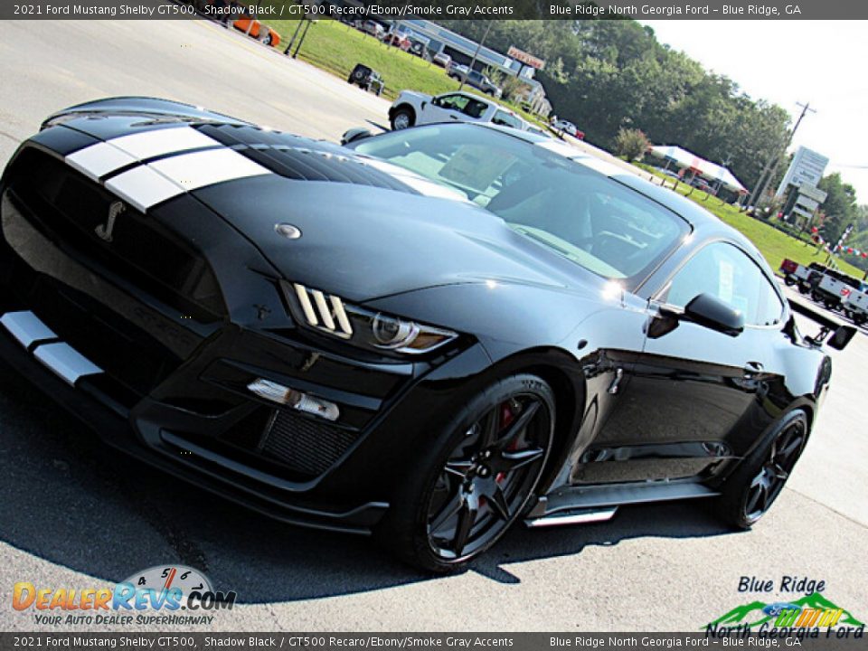 2021 Ford Mustang Shelby GT500 Shadow Black / GT500 Recaro/Ebony/Smoke Gray Accents Photo #34