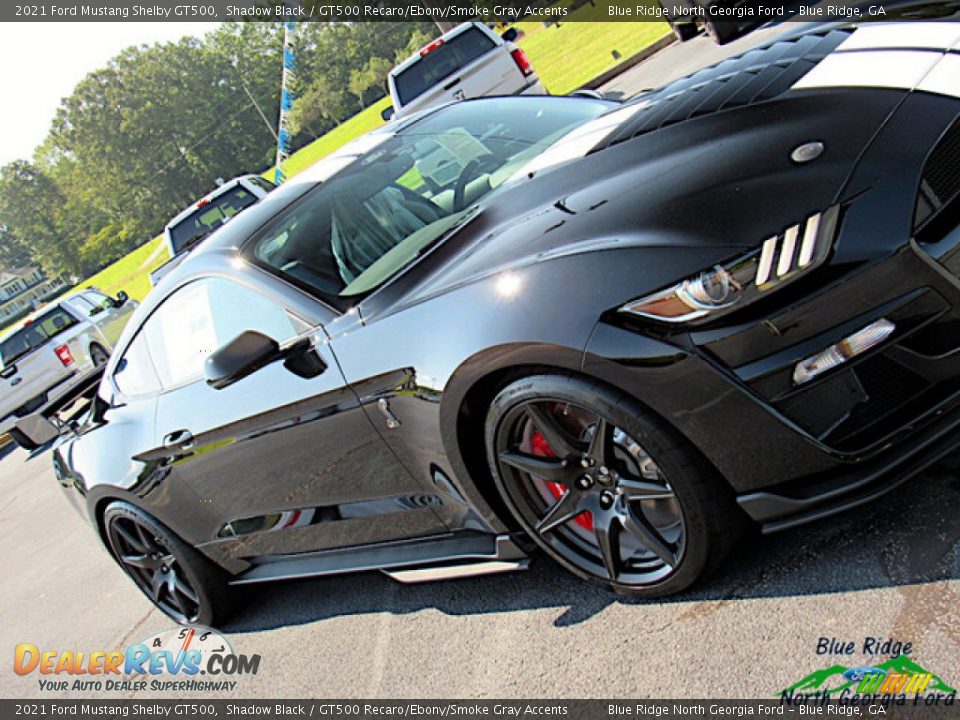 2021 Ford Mustang Shelby GT500 Shadow Black / GT500 Recaro/Ebony/Smoke Gray Accents Photo #35