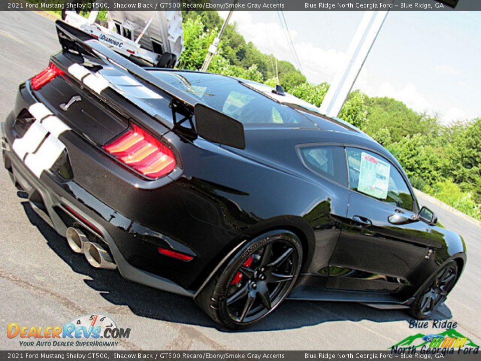 2021 Ford Mustang Shelby GT500 Shadow Black / GT500 Recaro/Ebony/Smoke Gray Accents Photo #36
