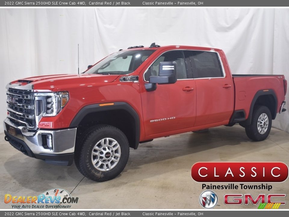 2022 GMC Sierra 2500HD SLE Crew Cab 4WD Cardinal Red / Jet Black Photo #1