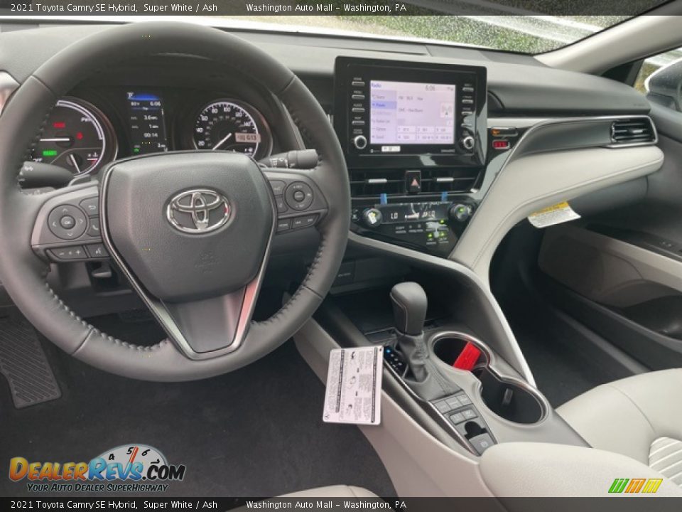 Dashboard of 2021 Toyota Camry SE Hybrid Photo #3