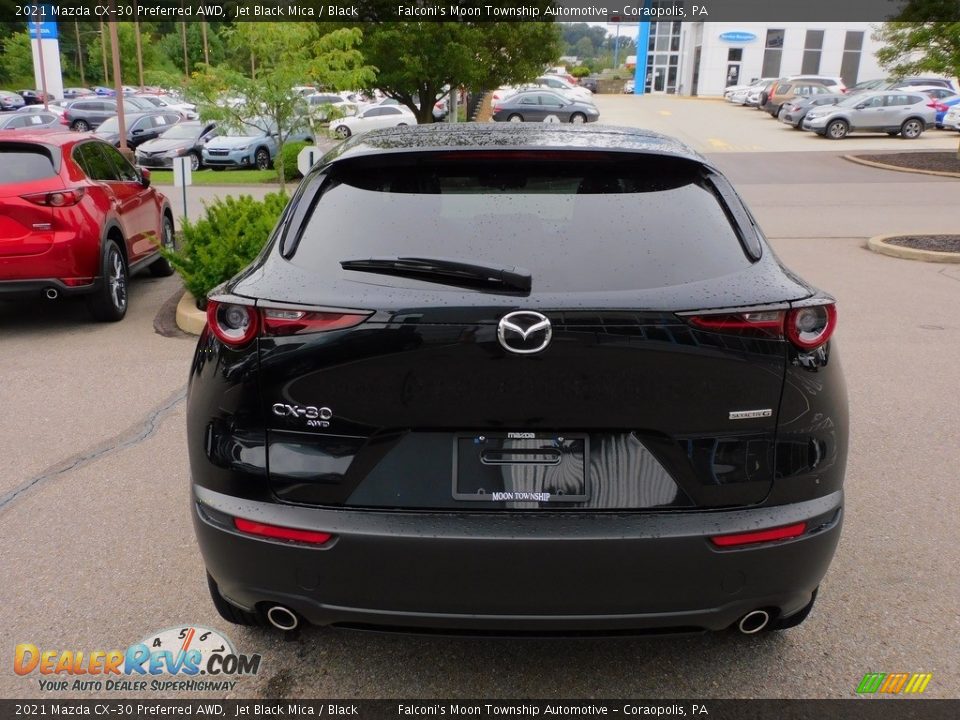 2021 Mazda CX-30 Preferred AWD Jet Black Mica / Black Photo #3