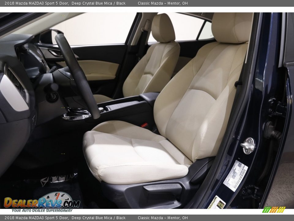 2018 Mazda MAZDA3 Sport 5 Door Deep Crystal Blue Mica / Black Photo #5