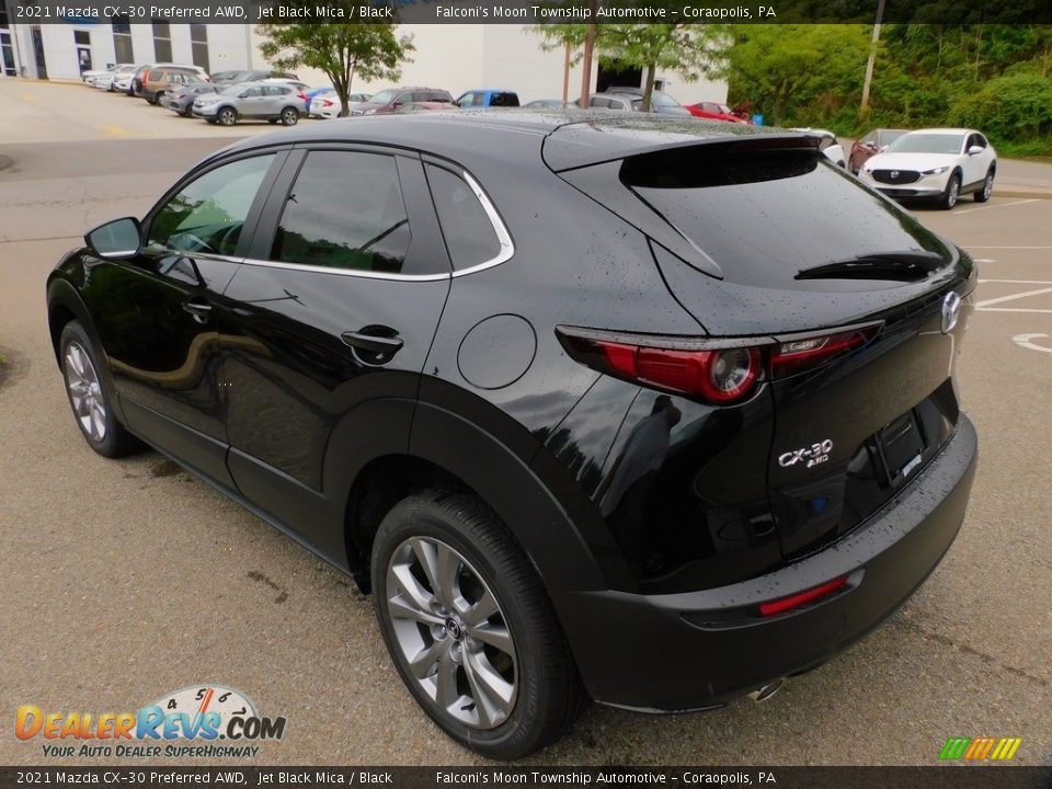 2021 Mazda CX-30 Preferred AWD Jet Black Mica / Black Photo #5