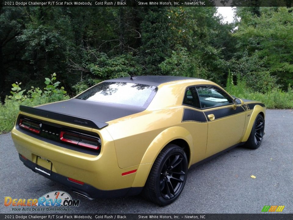 2021 Dodge Challenger R/T Scat Pack Widebody Gold Rush / Black Photo #6