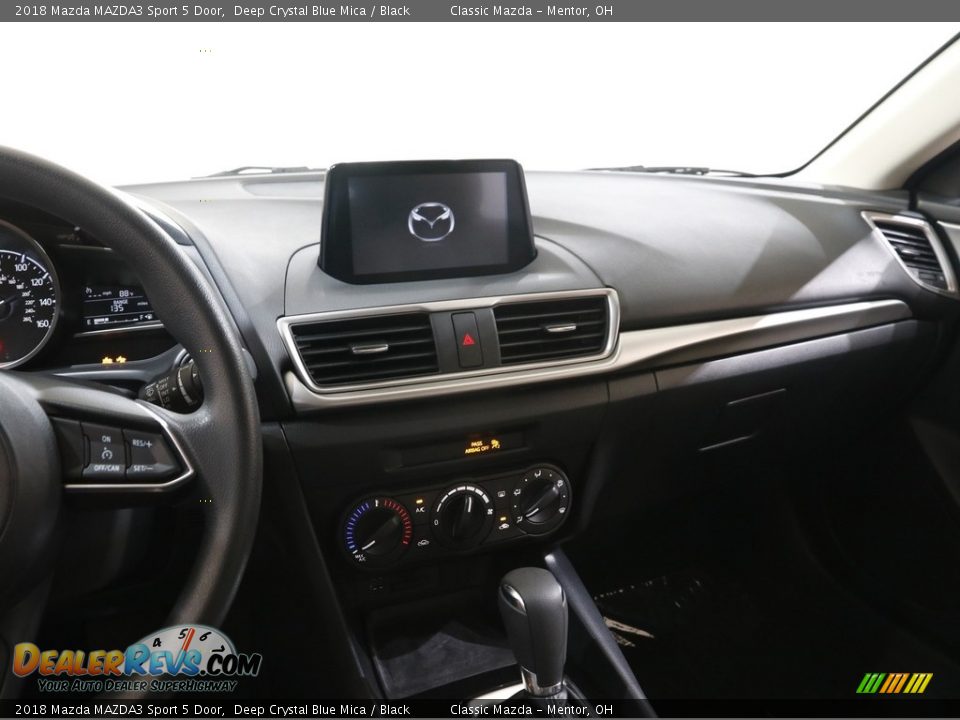 2018 Mazda MAZDA3 Sport 5 Door Deep Crystal Blue Mica / Black Photo #9