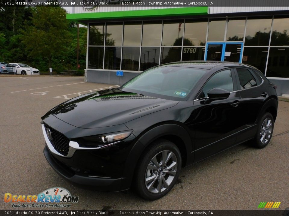 2021 Mazda CX-30 Preferred AWD Jet Black Mica / Black Photo #7