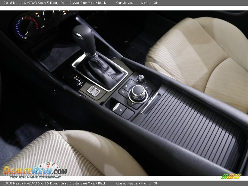 2018 Mazda MAZDA3 Sport 5 Door Deep Crystal Blue Mica / Black Photo #12