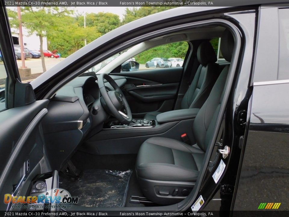 2021 Mazda CX-30 Preferred AWD Jet Black Mica / Black Photo #10