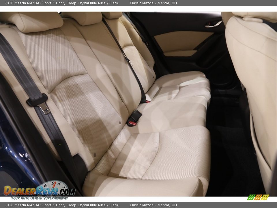 2018 Mazda MAZDA3 Sport 5 Door Deep Crystal Blue Mica / Black Photo #15