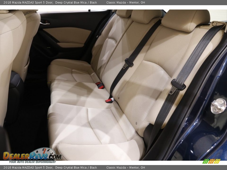 2018 Mazda MAZDA3 Sport 5 Door Deep Crystal Blue Mica / Black Photo #16