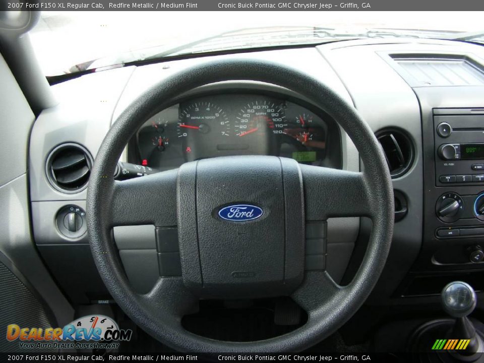 2007 Ford F150 XL Regular Cab Redfire Metallic / Medium Flint Photo #18