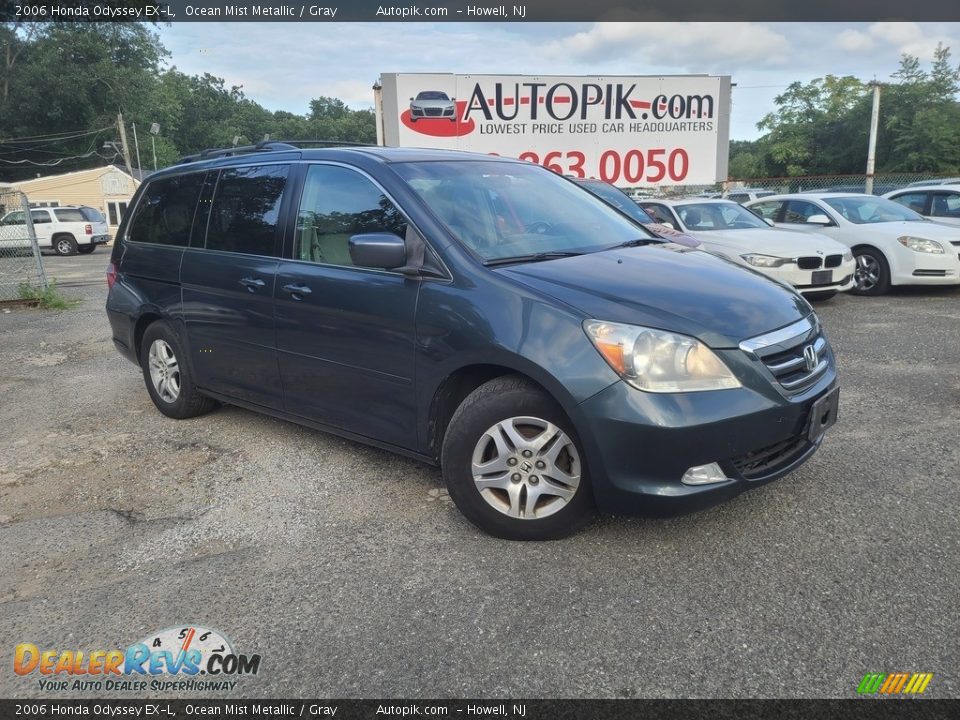 2006 Honda Odyssey EX-L Ocean Mist Metallic / Gray Photo #1