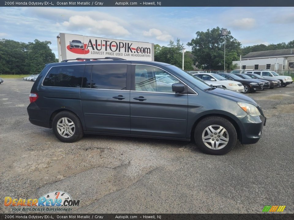 2006 Honda Odyssey EX-L Ocean Mist Metallic / Gray Photo #3