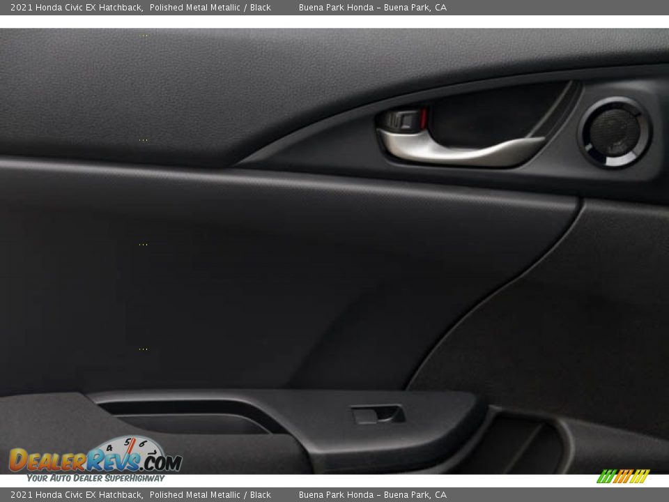 2021 Honda Civic EX Hatchback Polished Metal Metallic / Black Photo #33