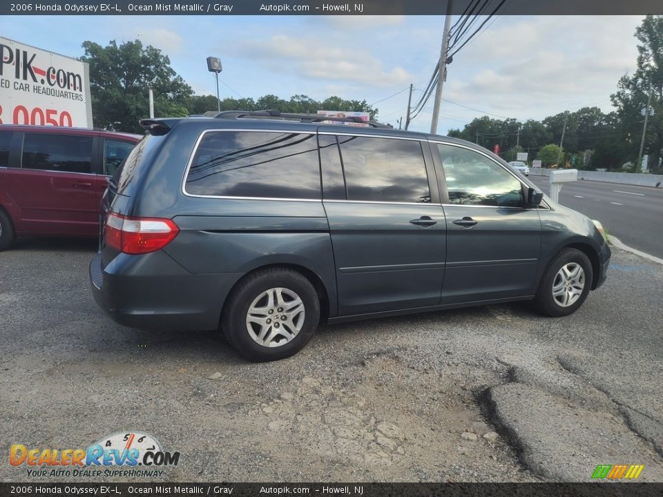 2006 Honda Odyssey EX-L Ocean Mist Metallic / Gray Photo #4