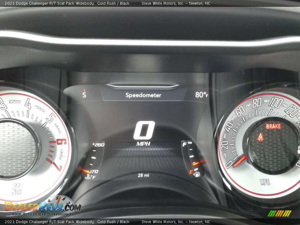 2021 Dodge Challenger R/T Scat Pack Widebody Gauges Photo #19