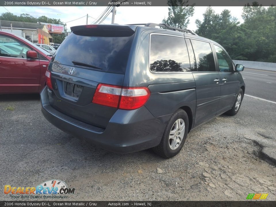 2006 Honda Odyssey EX-L Ocean Mist Metallic / Gray Photo #5