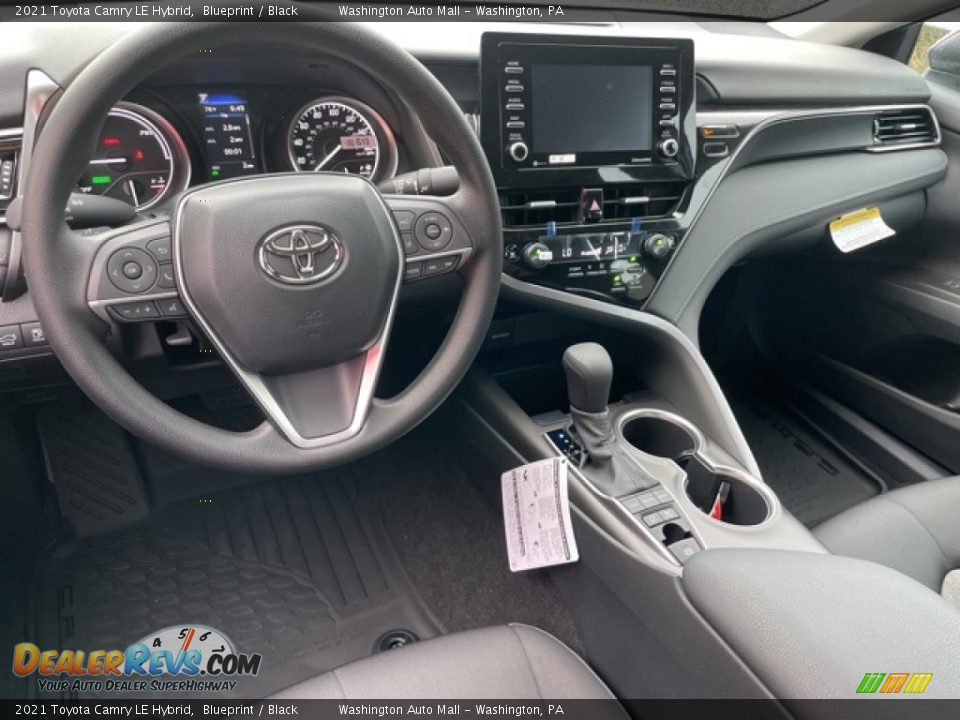2021 Toyota Camry LE Hybrid Blueprint / Black Photo #3