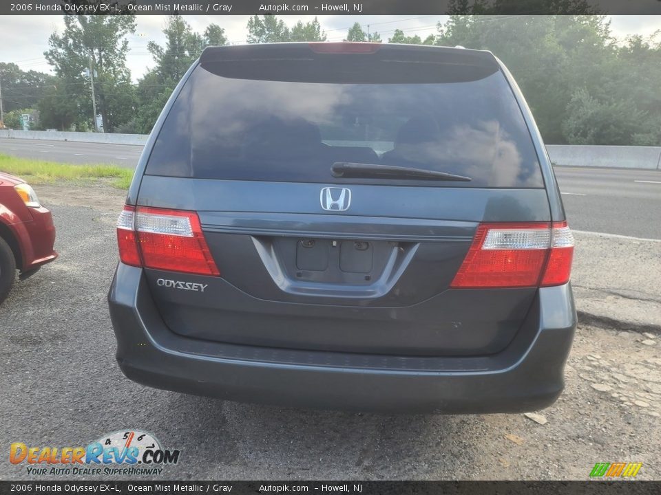 2006 Honda Odyssey EX-L Ocean Mist Metallic / Gray Photo #6