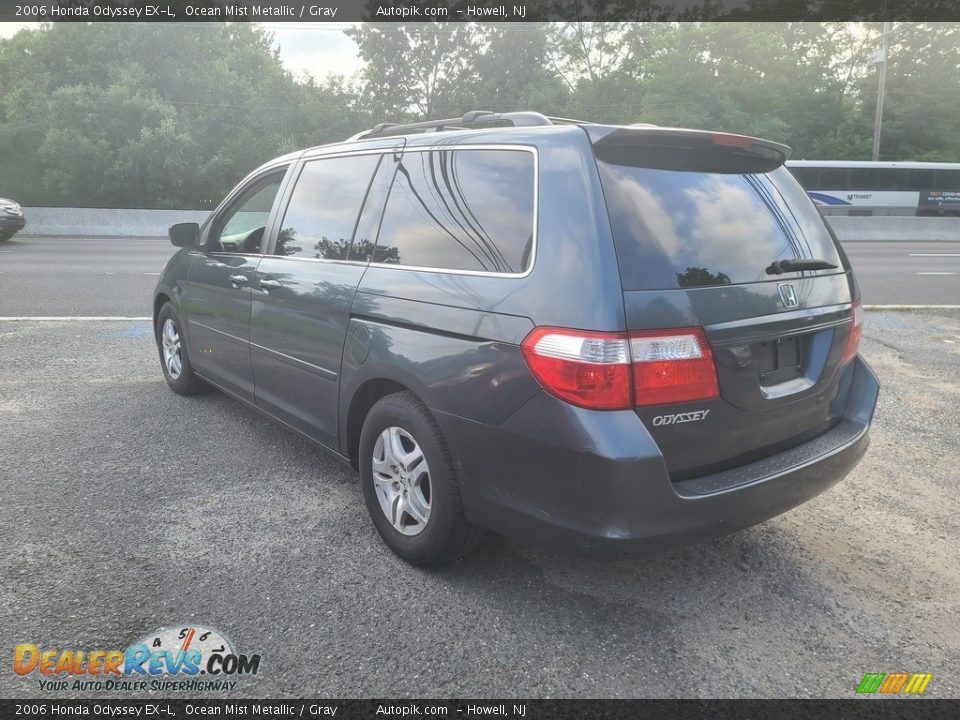 2006 Honda Odyssey EX-L Ocean Mist Metallic / Gray Photo #7