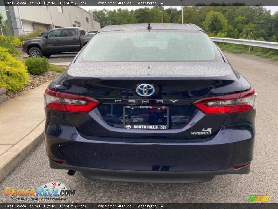 2021 Toyota Camry LE Hybrid Blueprint / Black Photo #8