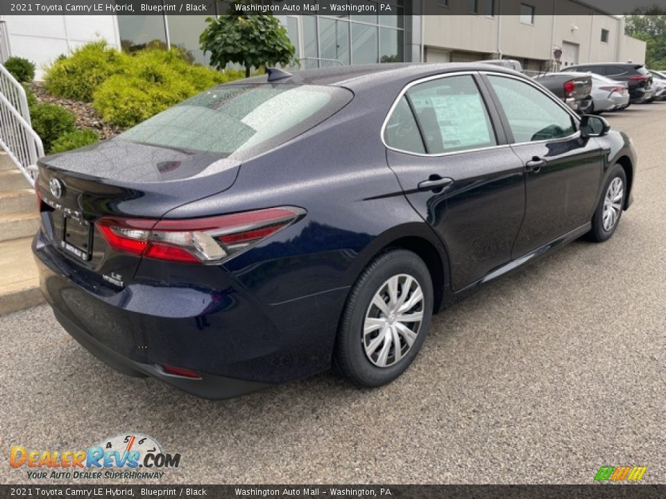 2021 Toyota Camry LE Hybrid Blueprint / Black Photo #9