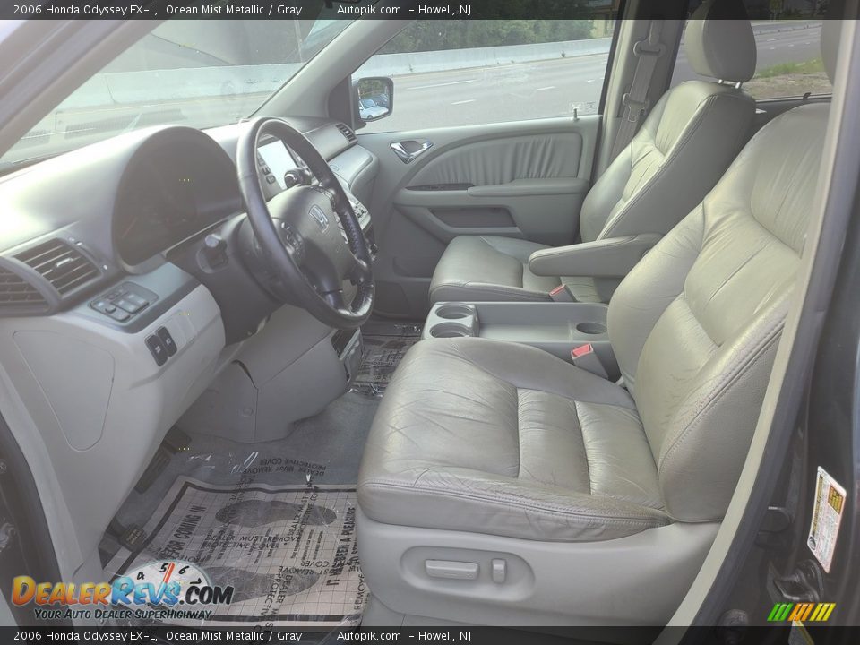 2006 Honda Odyssey EX-L Ocean Mist Metallic / Gray Photo #10