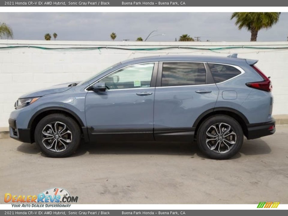 2021 Honda CR-V EX AWD Hybrid Sonic Gray Pearl / Black Photo #4