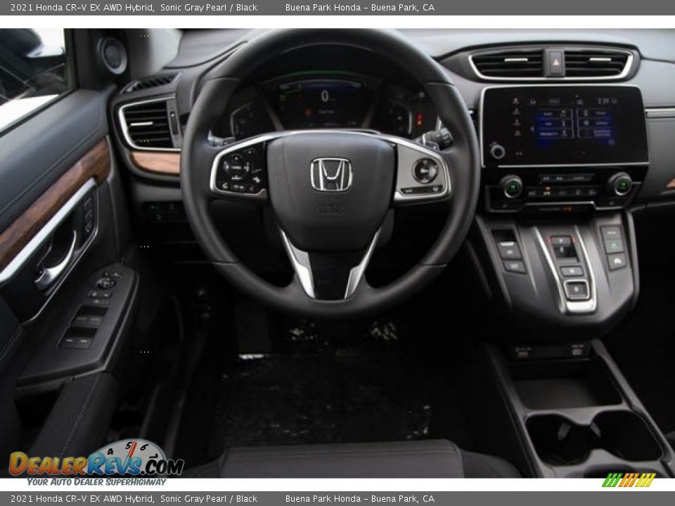 2021 Honda CR-V EX AWD Hybrid Sonic Gray Pearl / Black Photo #15