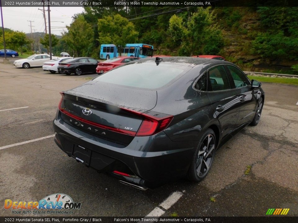 2022 Hyundai Sonata SEL Plus Portofino Gray / Black Photo #2