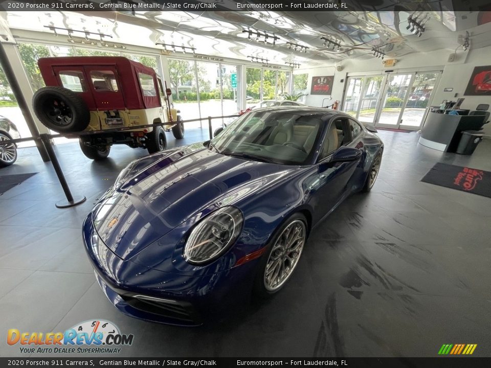 Gentian Blue Metallic 2020 Porsche 911 Carrera S Photo #9