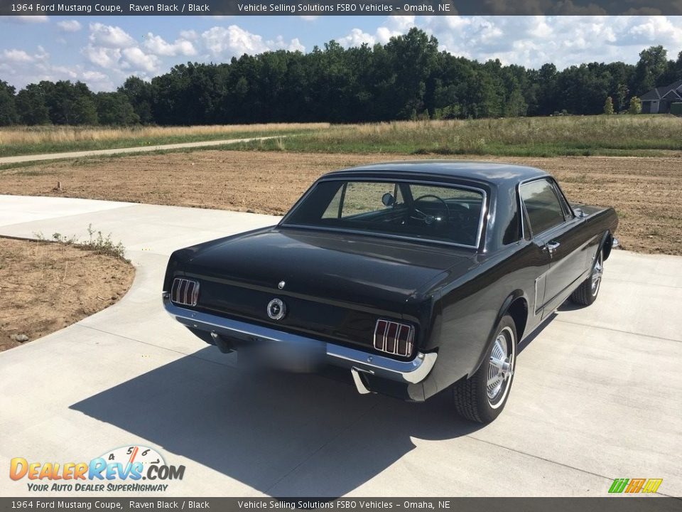 1964 Ford Mustang Coupe Raven Black / Black Photo #2
