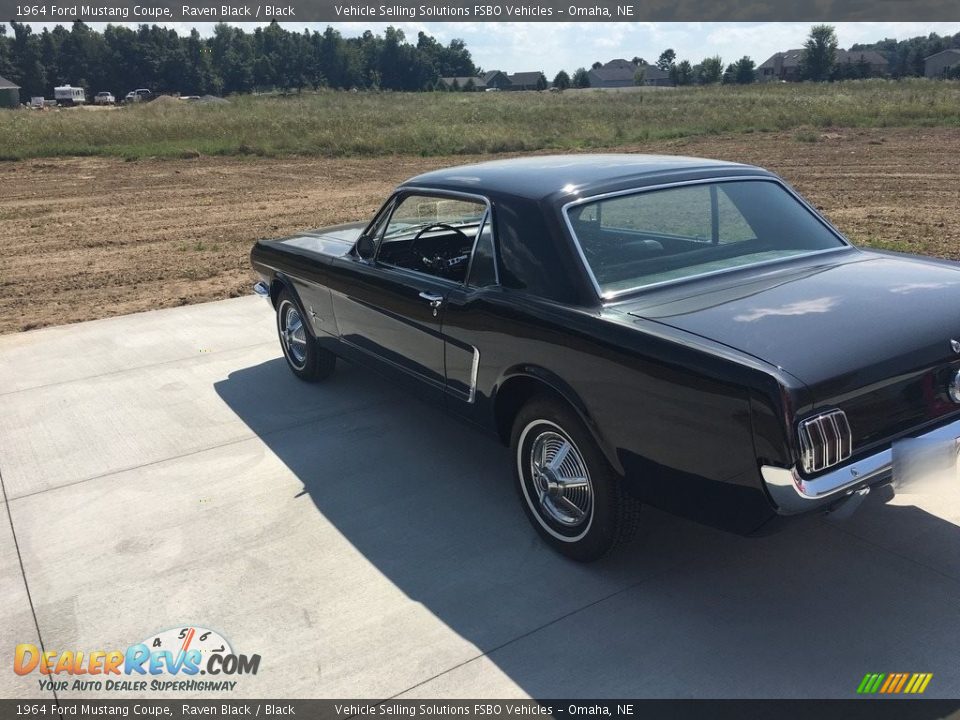 1964 Ford Mustang Coupe Raven Black / Black Photo #3