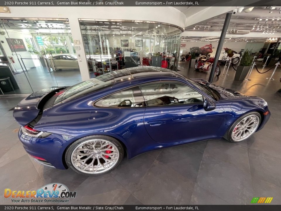 Gentian Blue Metallic 2020 Porsche 911 Carrera S Photo #11