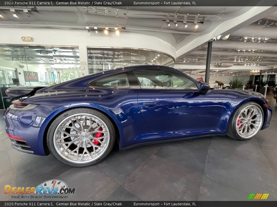 Gentian Blue Metallic 2020 Porsche 911 Carrera S Photo #13