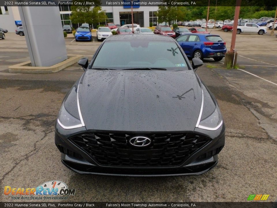 2022 Hyundai Sonata SEL Plus Portofino Gray / Black Photo #8