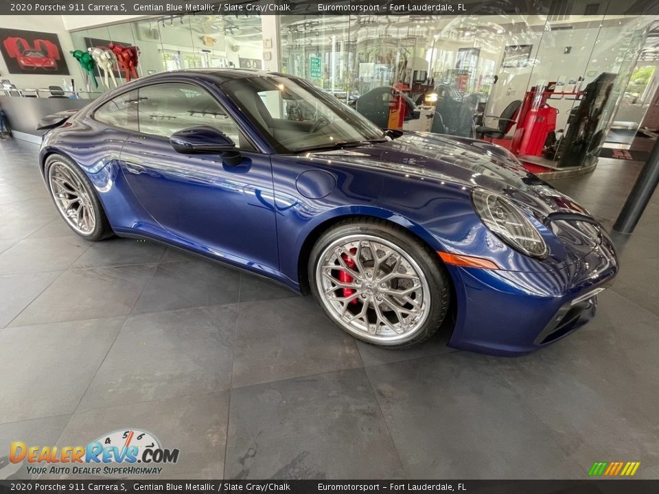 Gentian Blue Metallic 2020 Porsche 911 Carrera S Photo #15