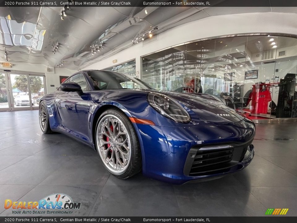 Gentian Blue Metallic 2020 Porsche 911 Carrera S Photo #16