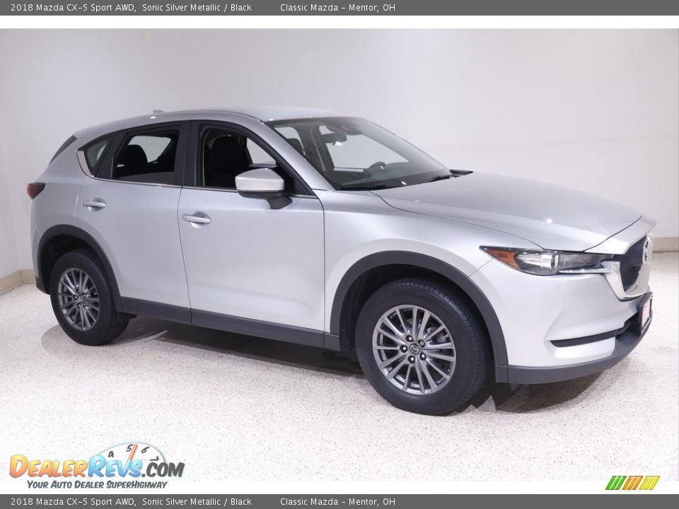 2018 Mazda CX-5 Sport AWD Sonic Silver Metallic / Black Photo #1