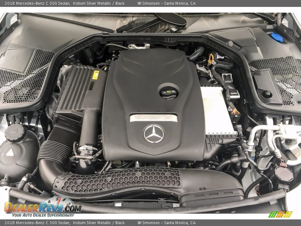 2018 Mercedes-Benz C 300 Sedan Iridium Silver Metallic / Black Photo #8