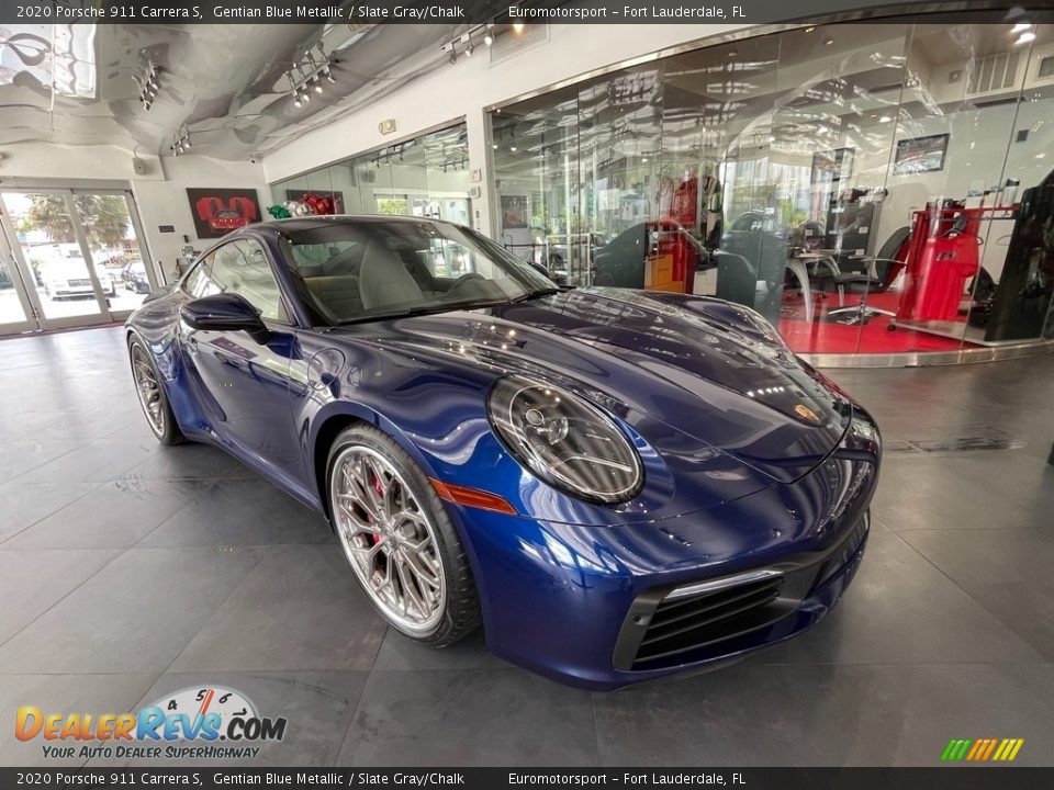 Gentian Blue Metallic 2020 Porsche 911 Carrera S Photo #17