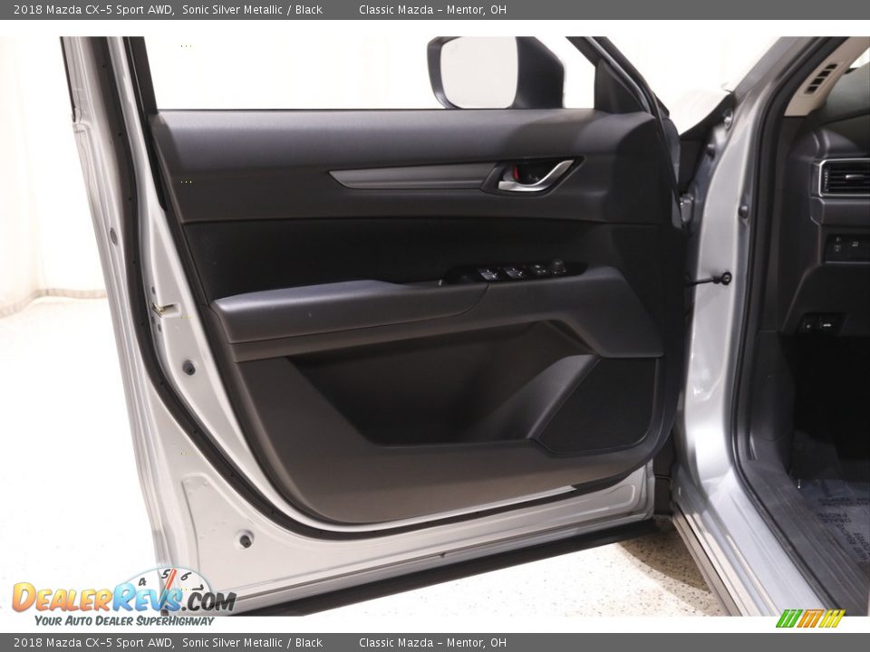 2018 Mazda CX-5 Sport AWD Sonic Silver Metallic / Black Photo #4