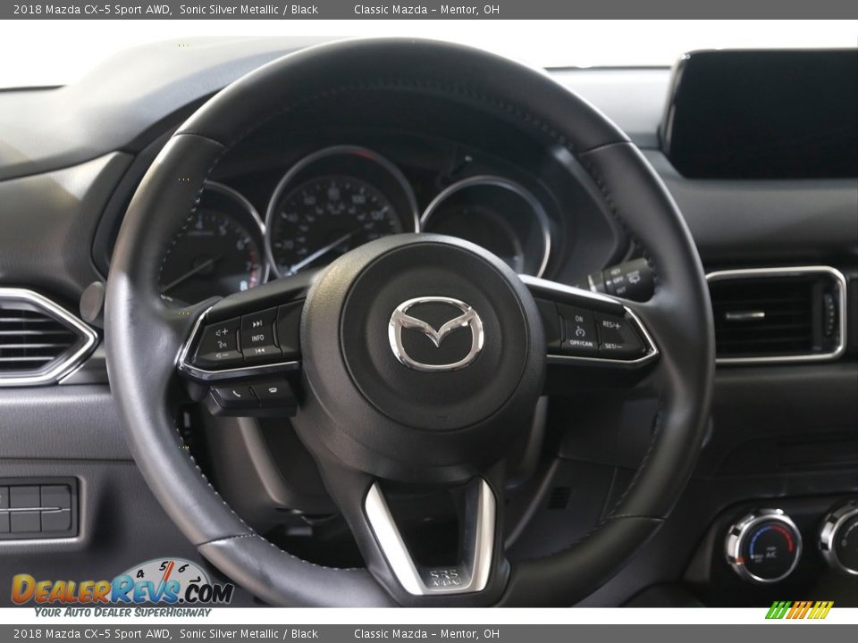 2018 Mazda CX-5 Sport AWD Sonic Silver Metallic / Black Photo #7