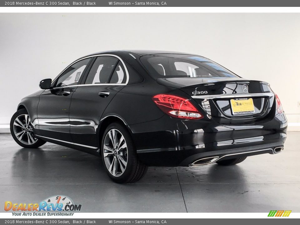 2018 Mercedes-Benz C 300 Sedan Black / Black Photo #2