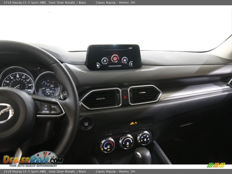 2018 Mazda CX-5 Sport AWD Sonic Silver Metallic / Black Photo #9