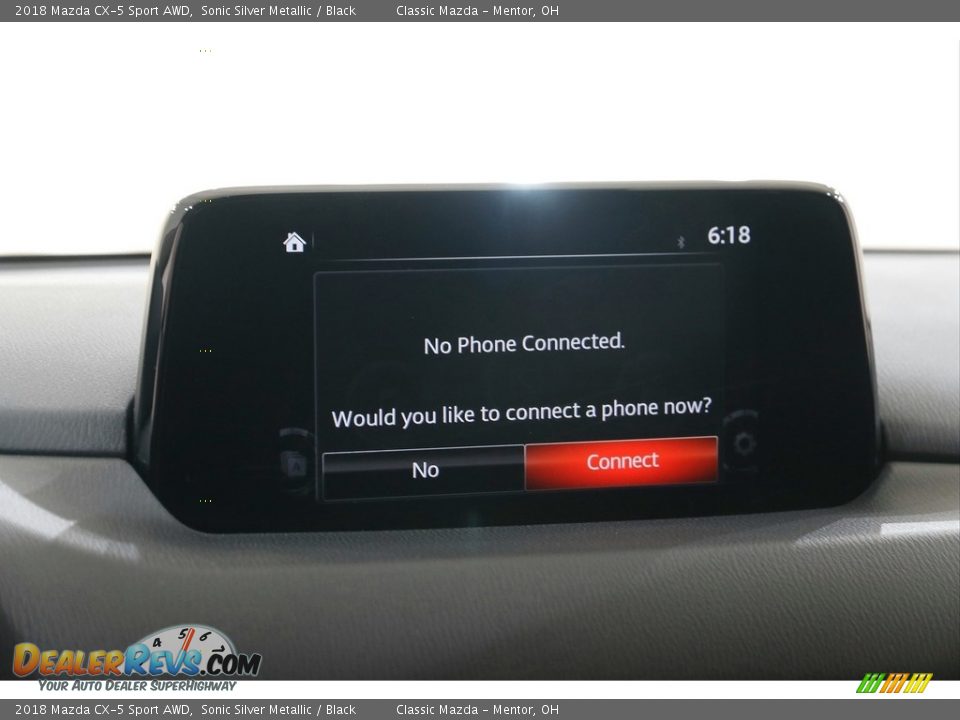 2018 Mazda CX-5 Sport AWD Sonic Silver Metallic / Black Photo #10