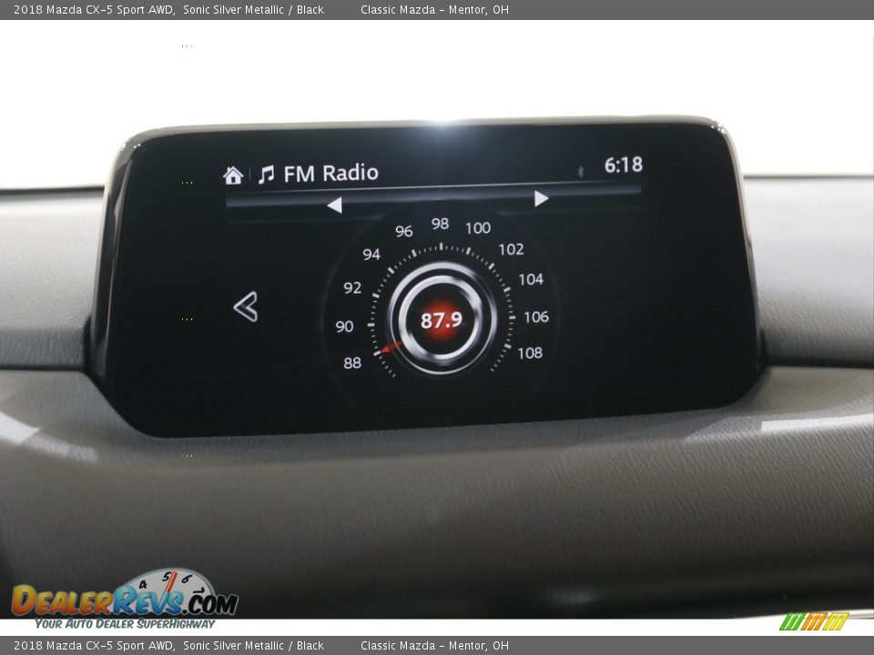 2018 Mazda CX-5 Sport AWD Sonic Silver Metallic / Black Photo #11