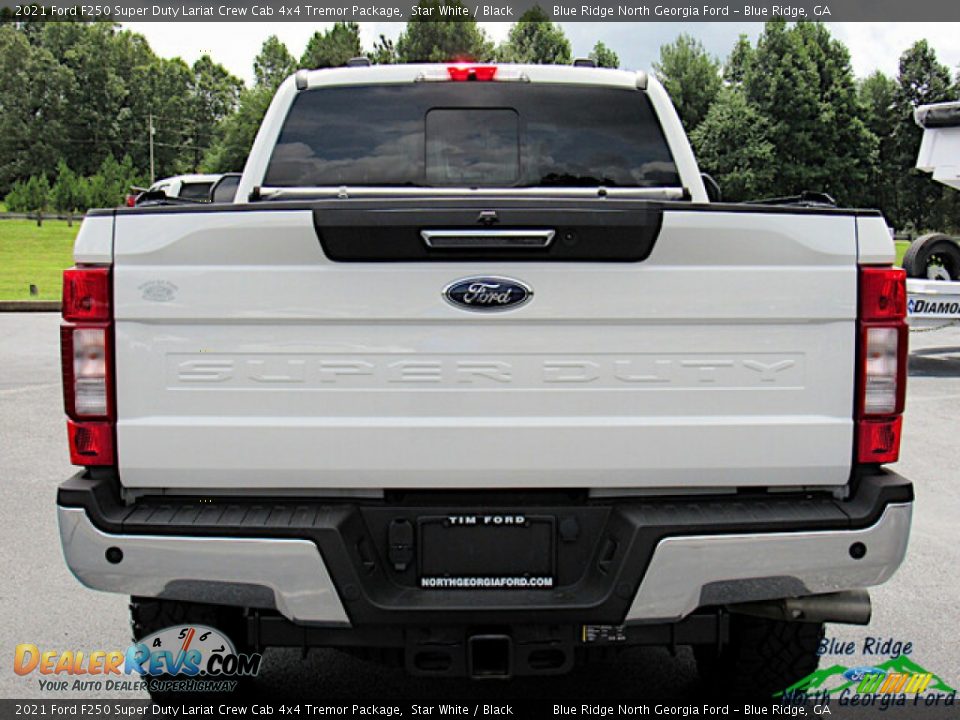 2021 Ford F250 Super Duty Lariat Crew Cab 4x4 Tremor Package Star White / Black Photo #4