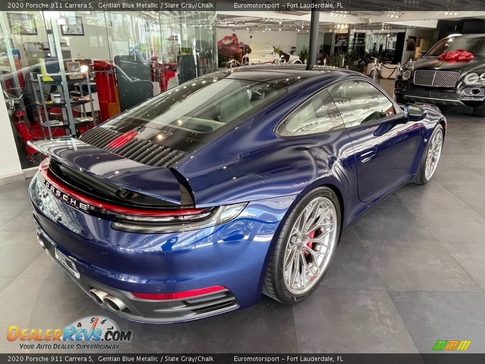 Gentian Blue Metallic 2020 Porsche 911 Carrera S Photo #27